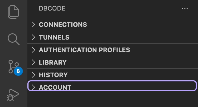Account Tab