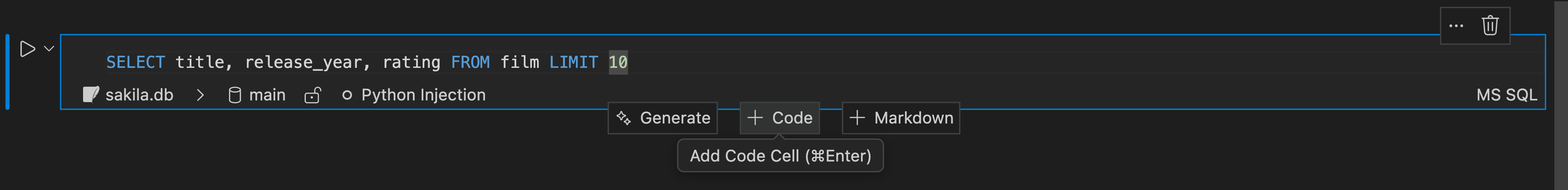 Add button on hover