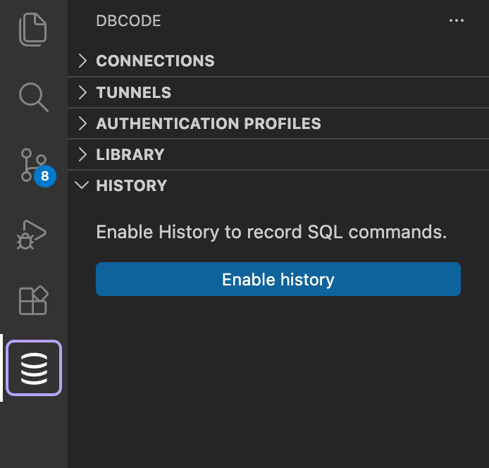 DBCode icon in VS Code