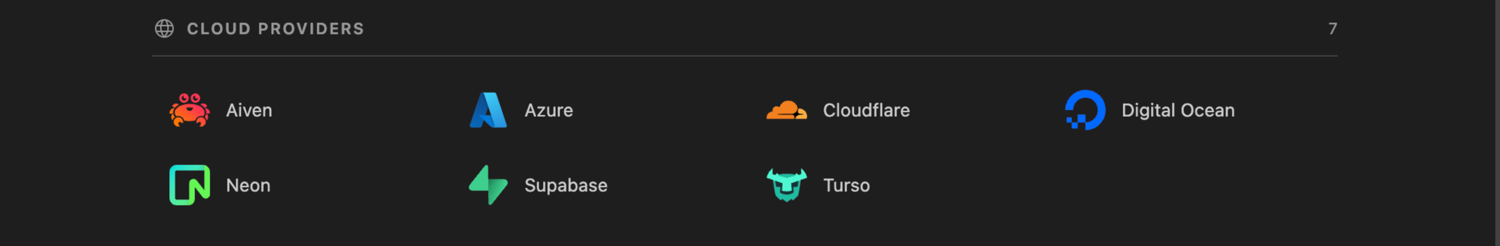 Select cloud provider