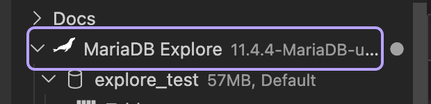 Selecting a database connection