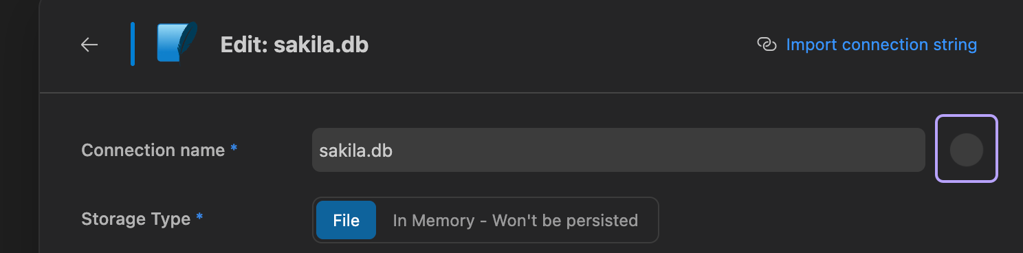 Setting a connection color
