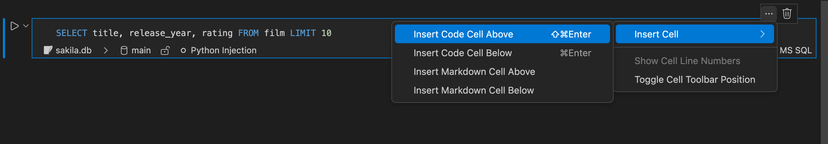 Add from More Actions