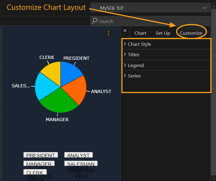 customize chart