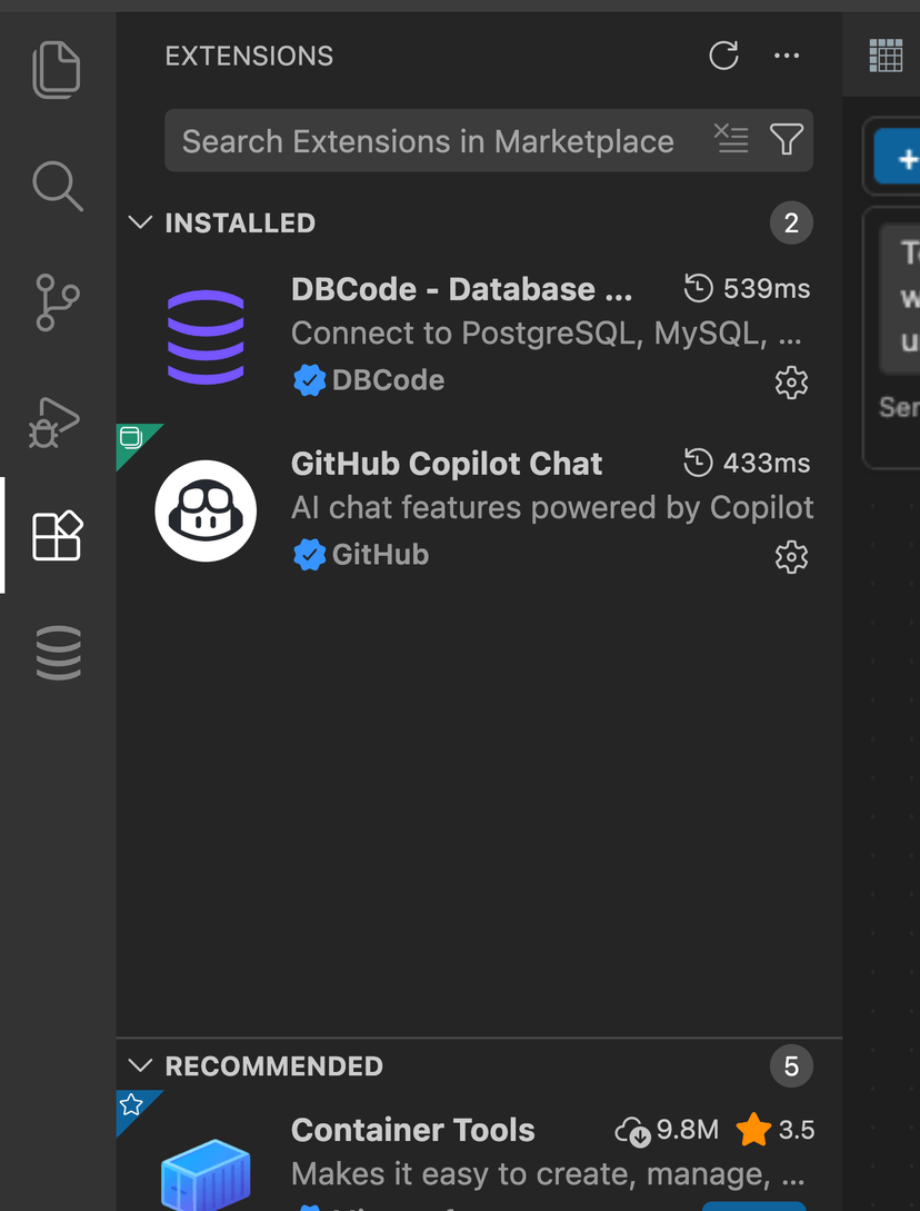 Extension icon in Visual Studio Code