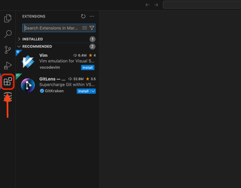Extension icon in Visual Studio Code