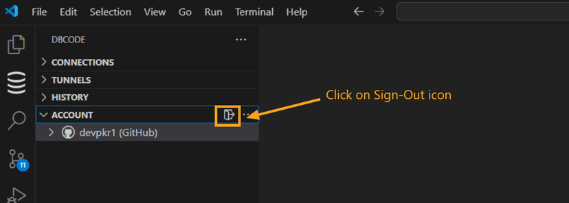 Sign Out Button