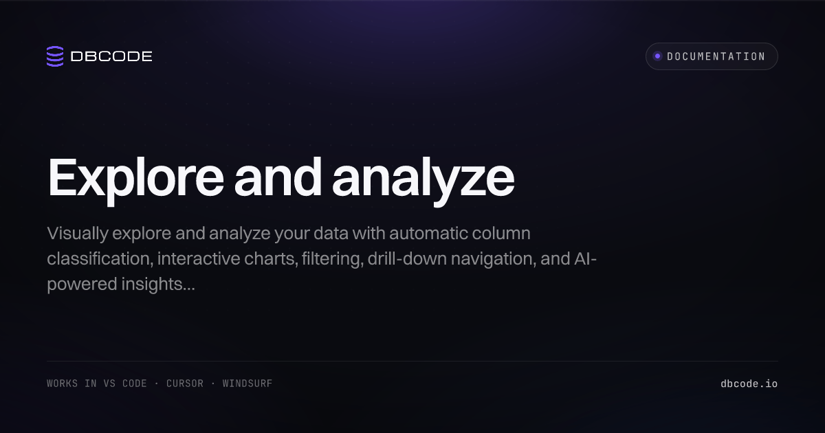 Explore | DBCode